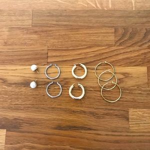 4 Sets of Earrings - Costume Jewelry